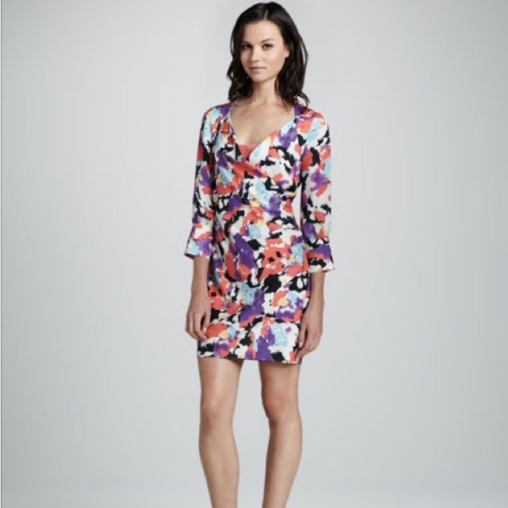 Catherine Malandrino Balloon Dress 3/4 sleeves NWT Size 4